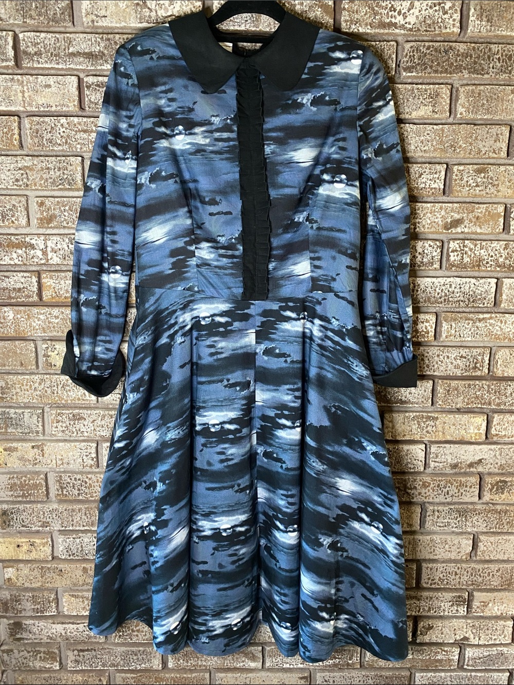 Blackbird Studios Slow Fashion in Celestial Print. Made in Hamilton Ontario.